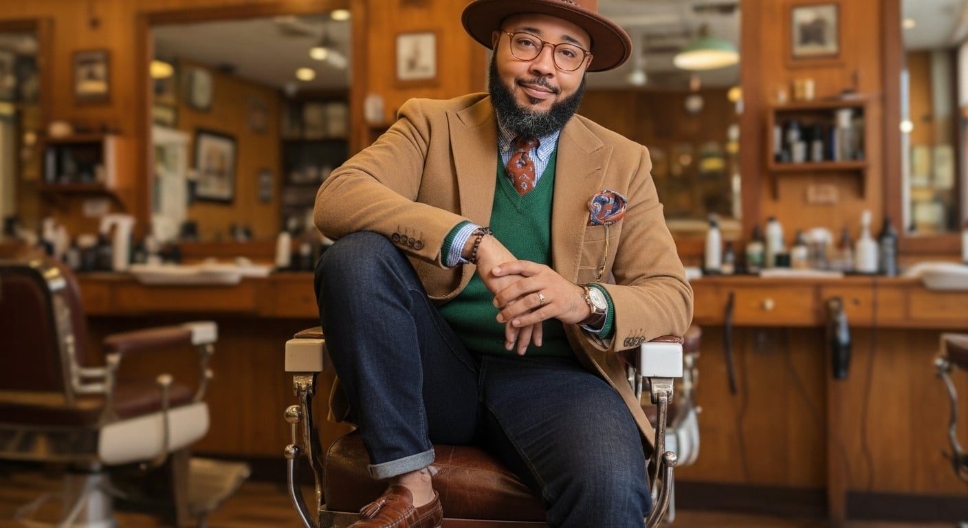 Shondale, founder of Envy Decor, in his studio